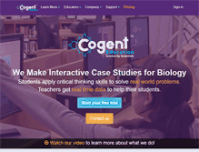 Tablet Screenshot of cogenteducation.com